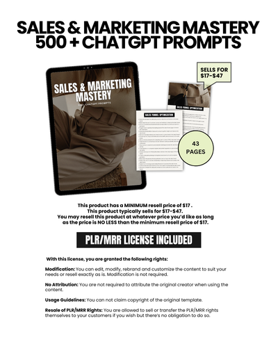 AI Marketing Prompt Vault – 500+ Ready-to-Use Prompts for Business Growth